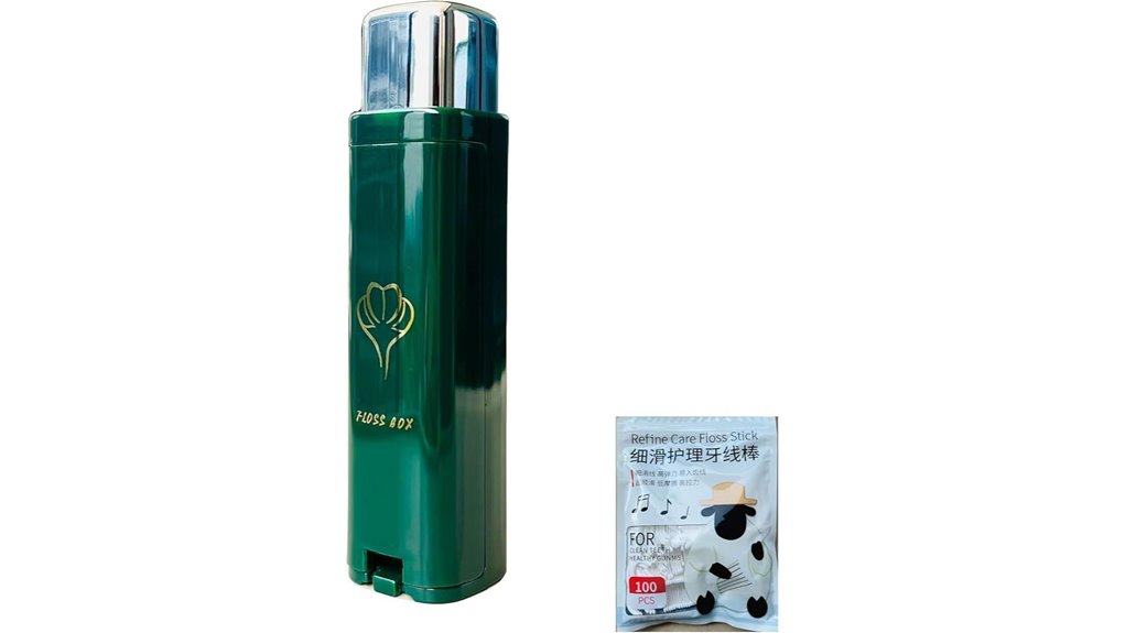 compact portable floss dispenser