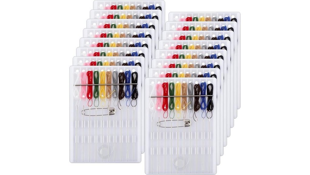 compact pre threaded sewing kit