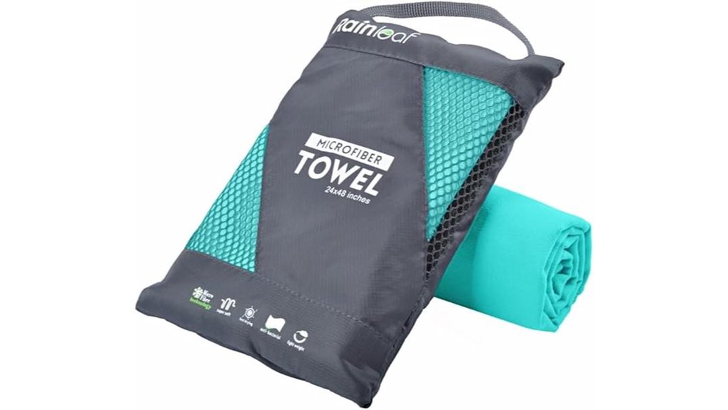 compact rainleaf microfiber towel