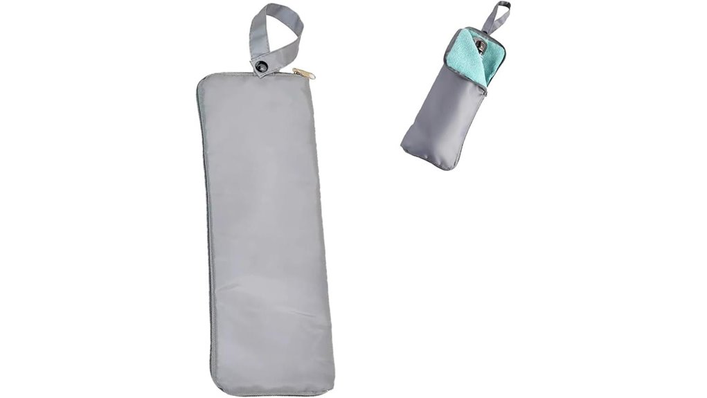 compact travel umbrella zipper pouch
