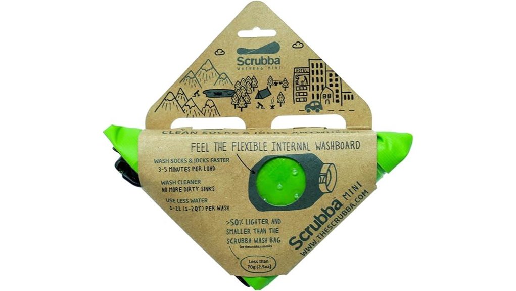 compact travel washing bag