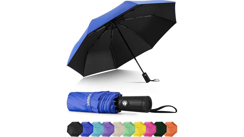 compact windproof automatic umbrella