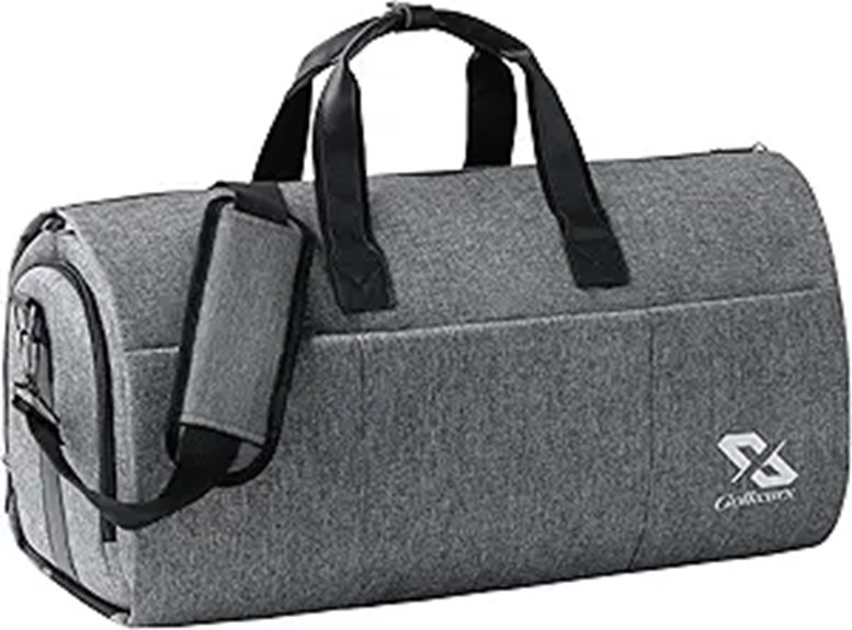 convertible travel garment duffle