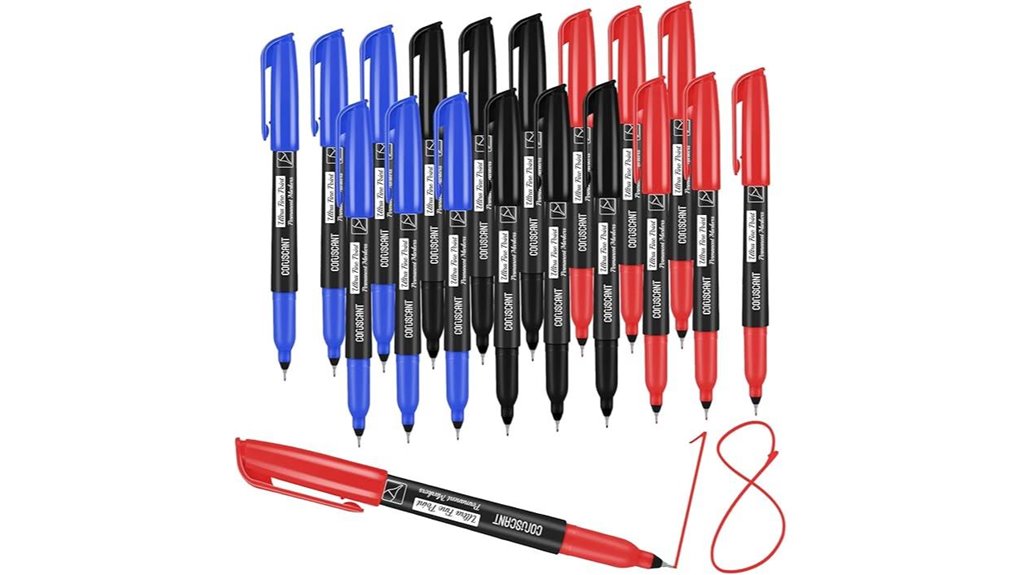 coruscant 18 pack ultra fine markers