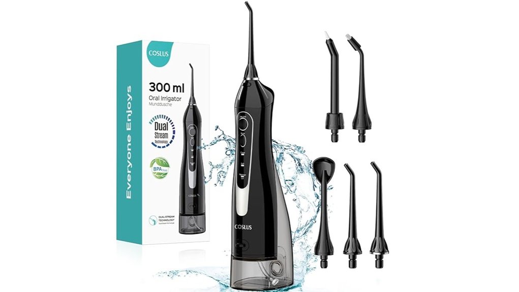 coslus ipx7 300ml flosser