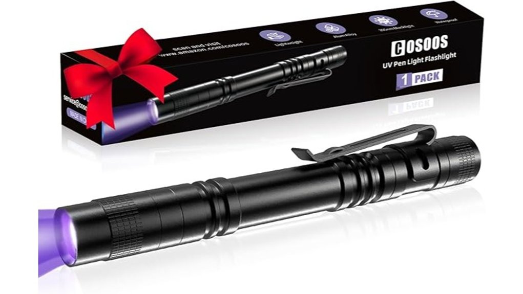 cosoos 395nm uv flashlight pen