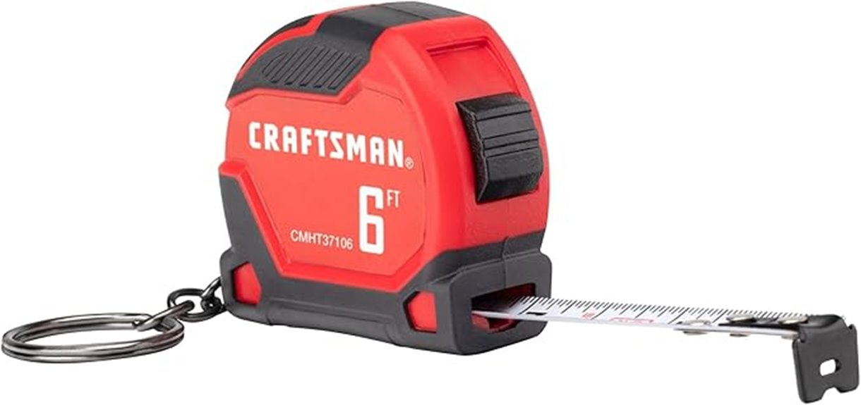 craftsman 6 foot keychain tape