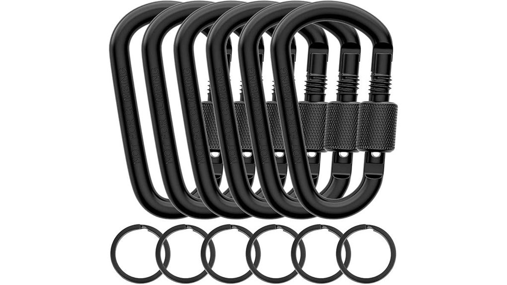 cridoz flat d ring carabiners