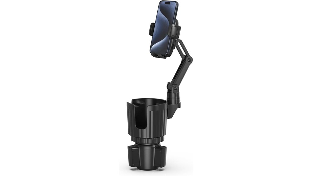 cup holder 360 rotating phone mount