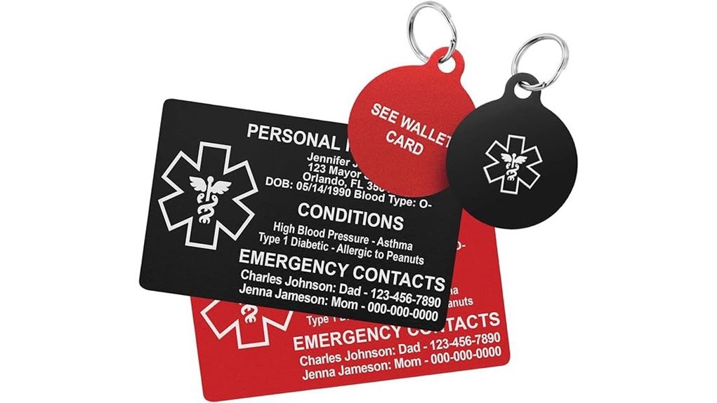 custom metal id alerts