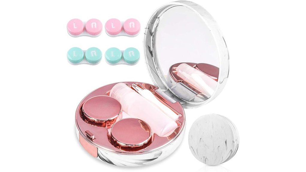 cute portable contact lens case