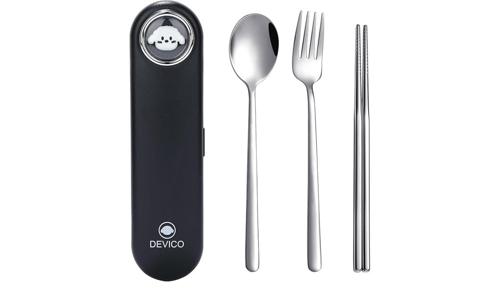 devico reusable utensil set