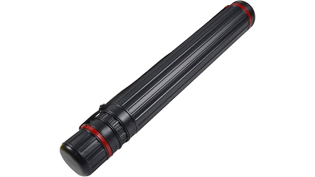 dewel telescoping black tube