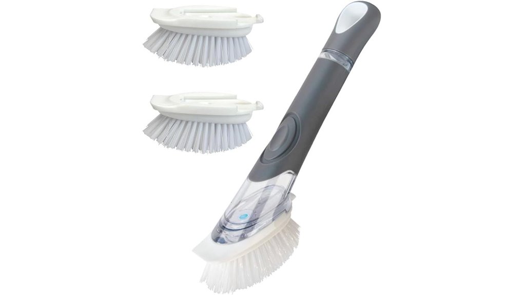 dish brush with soaprefill