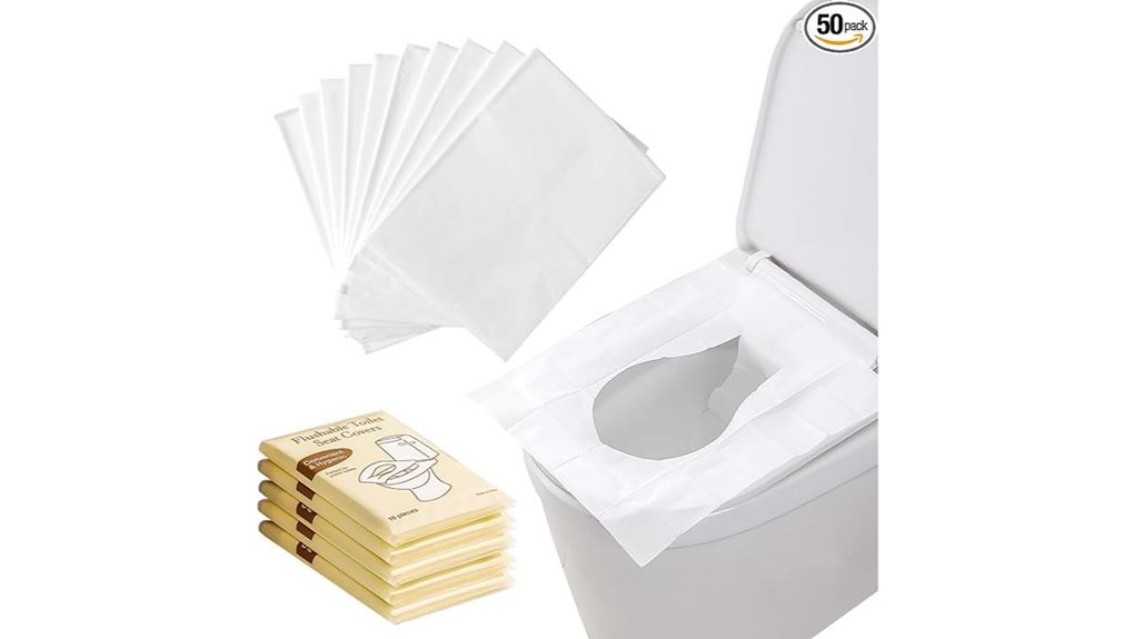 disposable flushable toilet seat covers