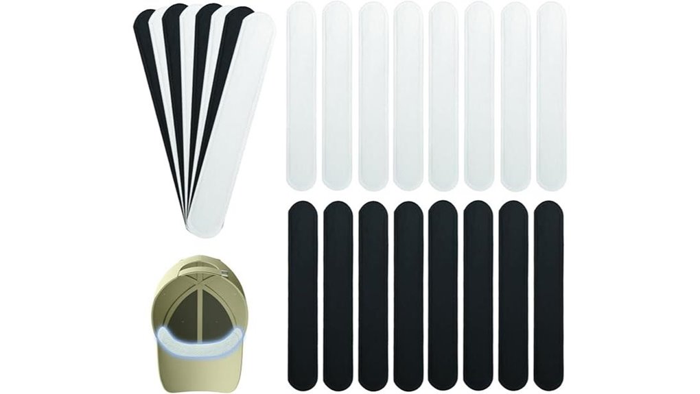 disposable self adhesive hat sweatliners