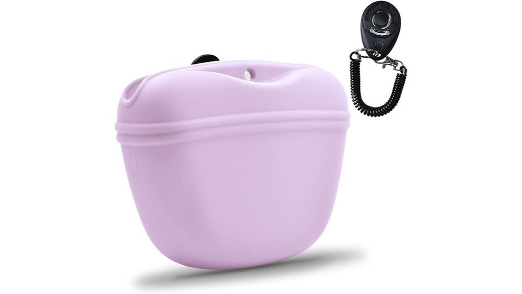 dog training pouch with clicker