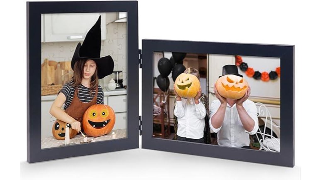 double 4x6 black woodframe