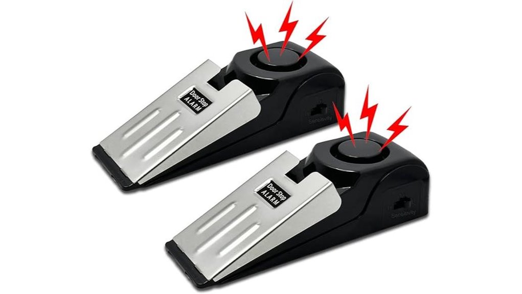 dual portable door alarm