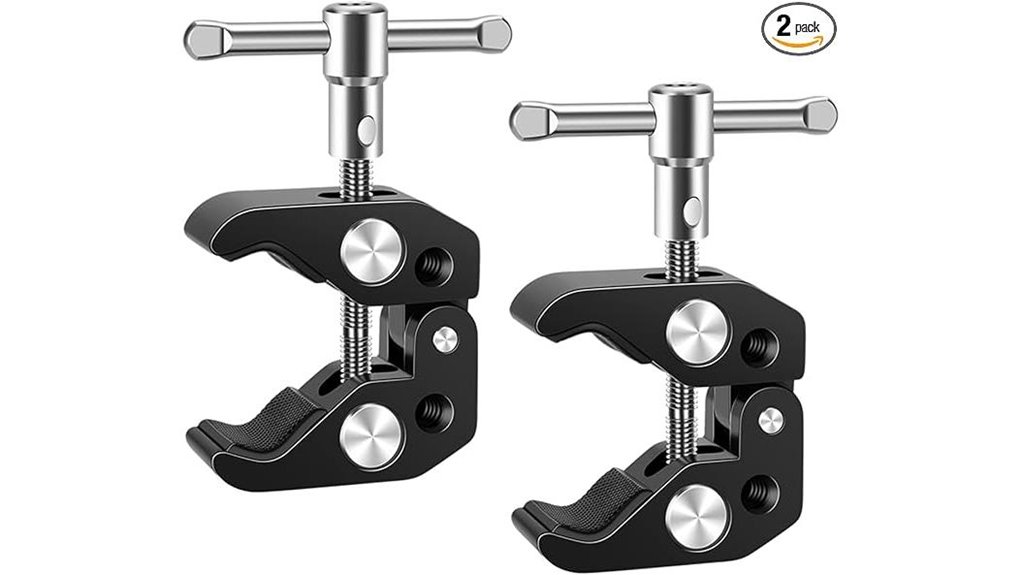 dual threaded clamp mount pack