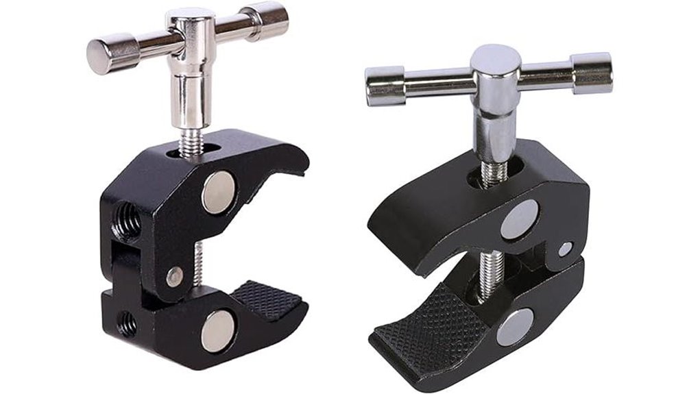 dual threaded super clamp 2 pack