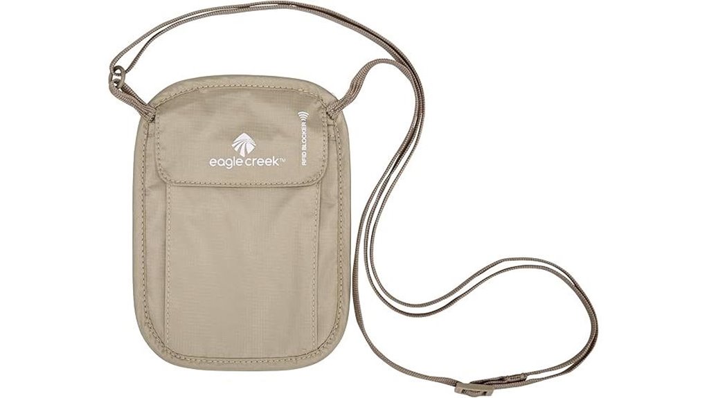 eagle creek rfid neck wallet