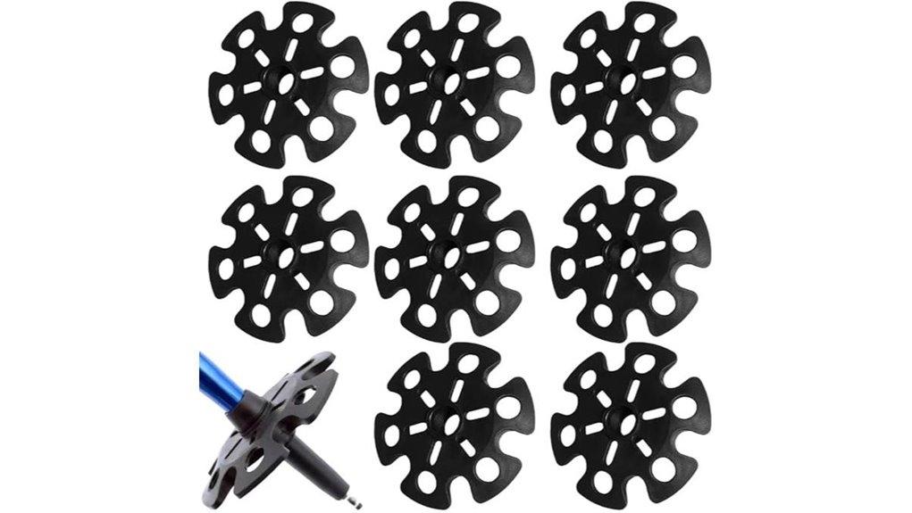 eight pack removable pole baskets