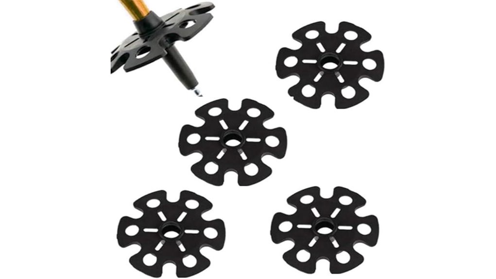 eight piece pole tips baskets