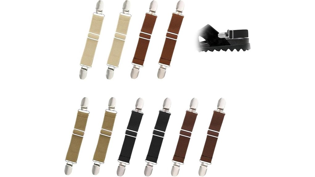 elastic adjustable heel straps