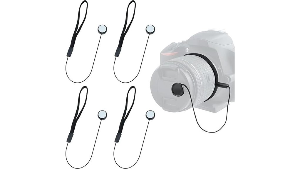 elastic camera lens cap keepers