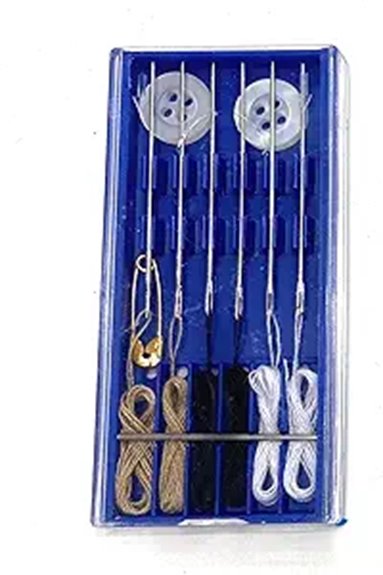 emergency prethreaded sewing kit