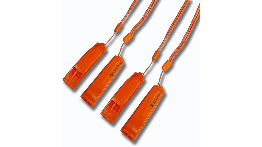 emergency safety whistle lanyard