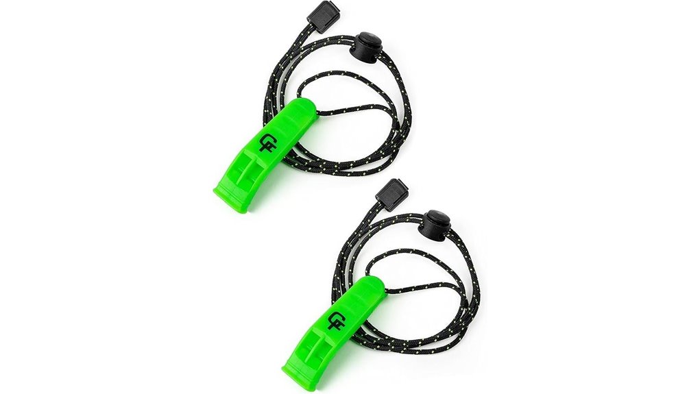 emergency survival whistle pack