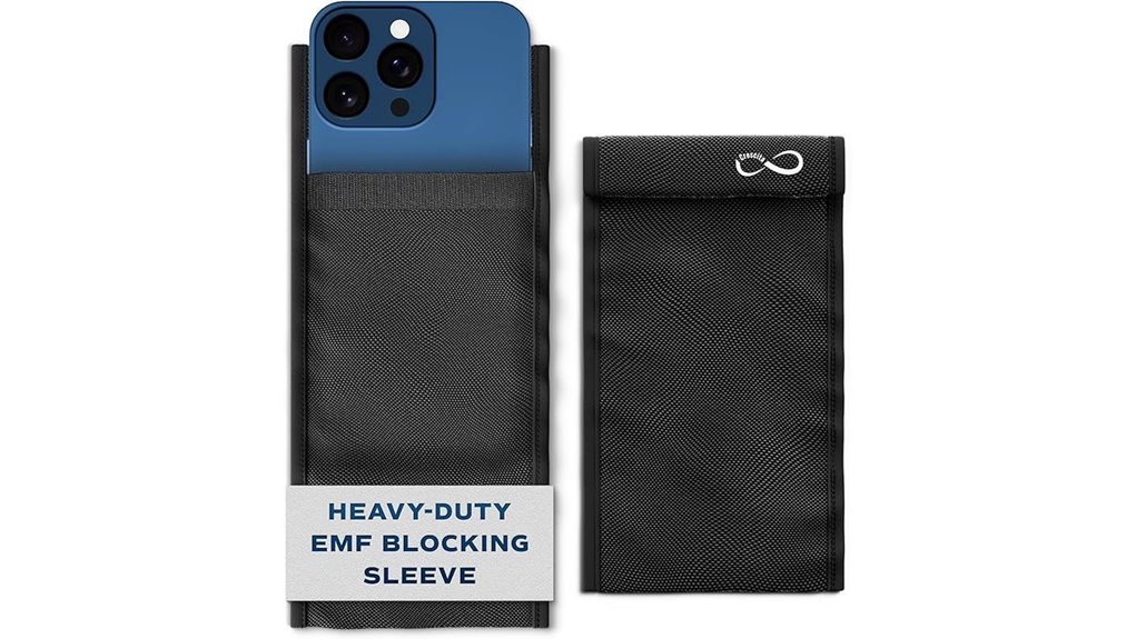 emf blocking sleeve for devices