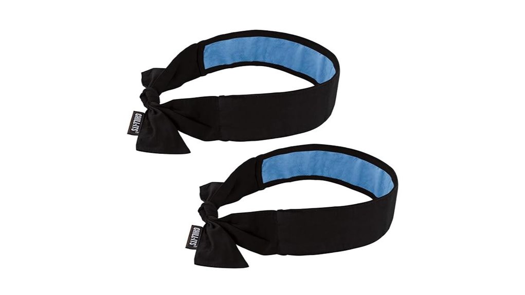 ergodyne bandana black 2 pack