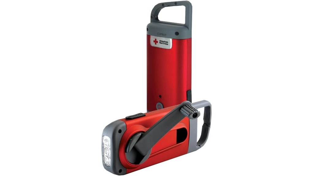 eton hand crank flashlight charger