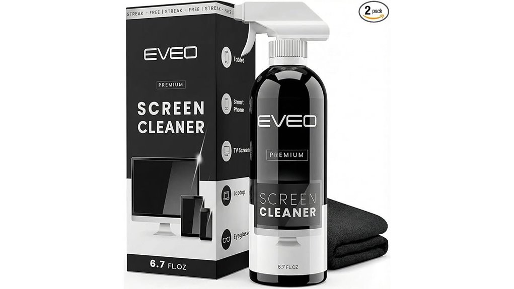 eveo streak free screen cleaner