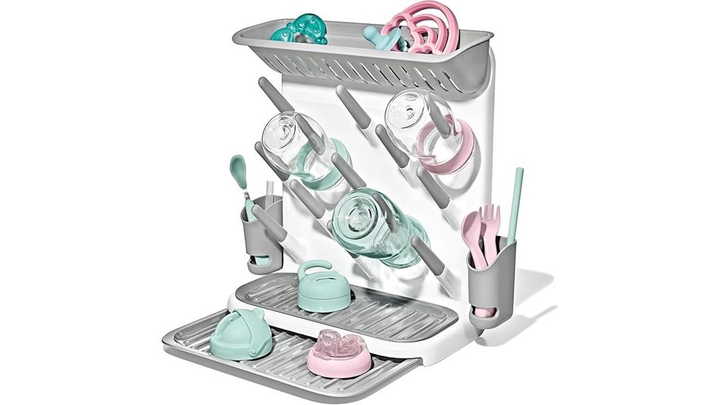expandable baby bottle drying rack