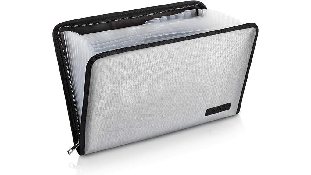 expanding fireproof waterproof folder