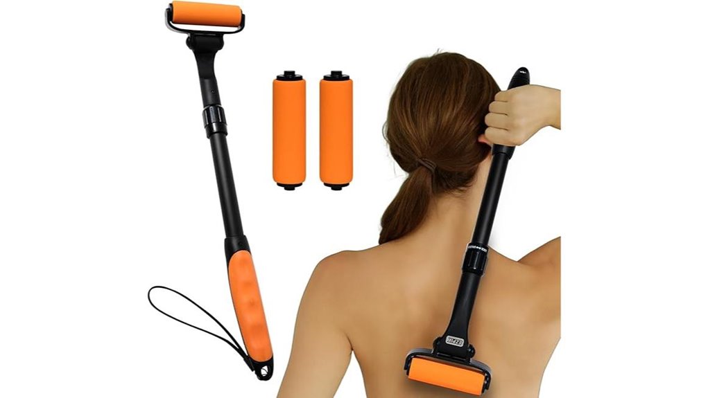 extendable curved back applicator