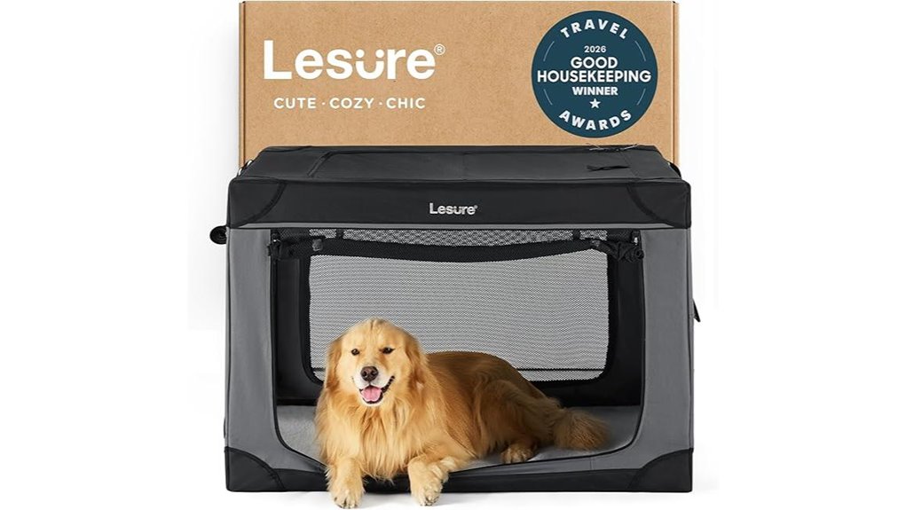extra large foldable pet crate