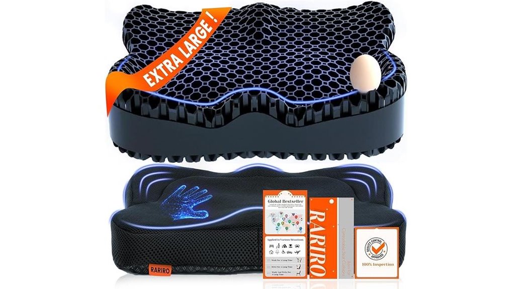 extra large gel seat cushion