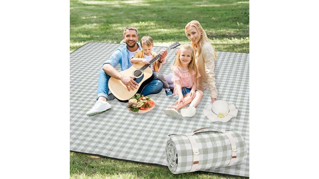 extra large waterproof picnic blanket