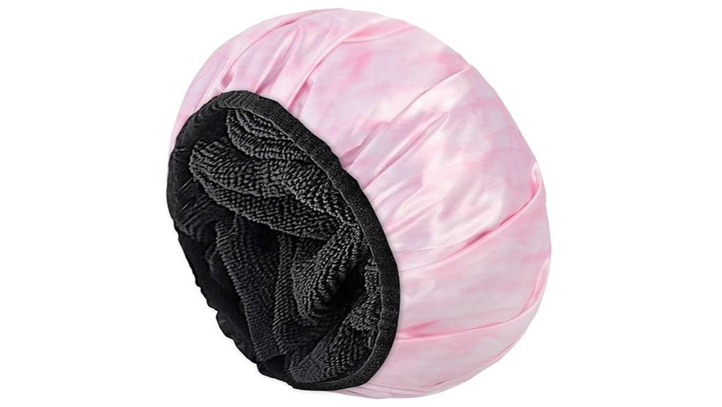 extra large waterproof satin showercap