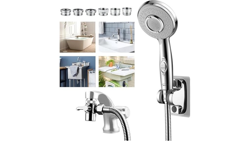 faucet shower hose attachment