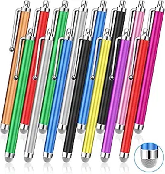 fiber tip high sensitivity stylus pens