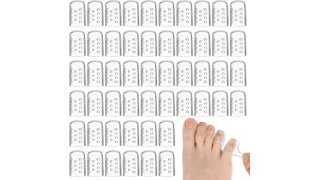 fifty silicone breathable toeguards