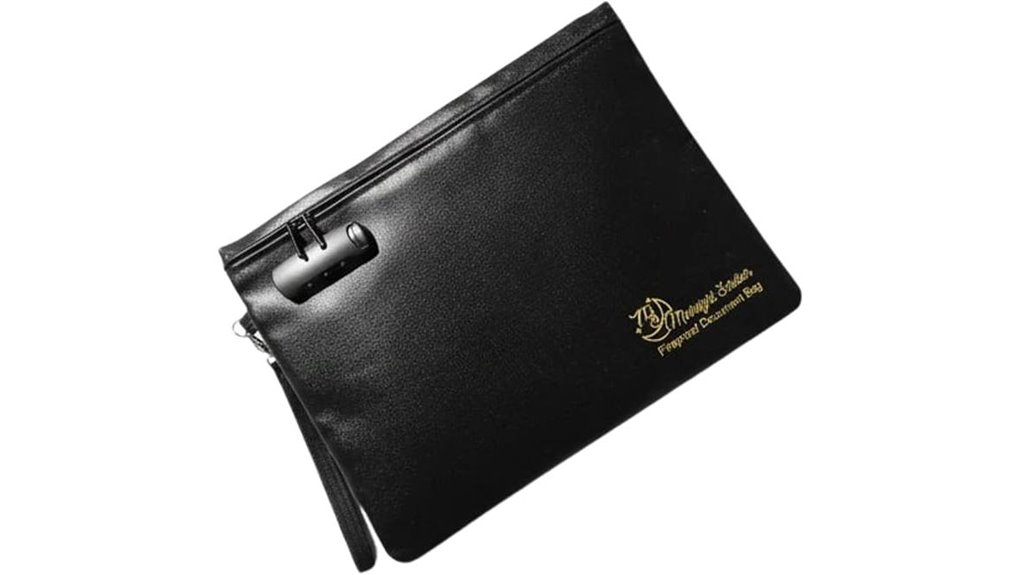 fireproof waterproof document money