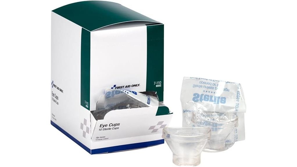 first aid sterile eye cups