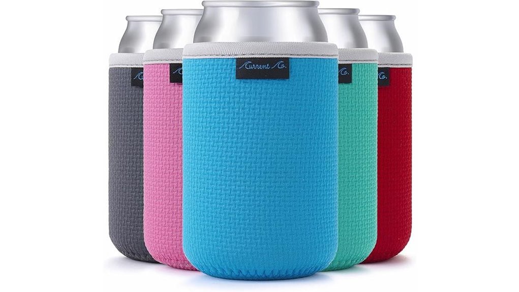 five pack neoprene beer coolers